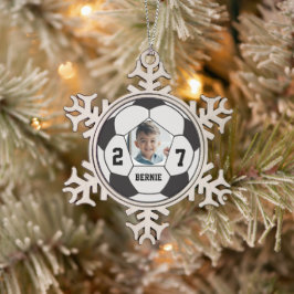 Adorno De Peltre Tipo Copo De Nieve Balón de fútbol personalizado equipo deportivo jug