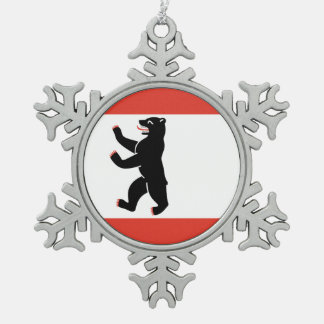 Adorno De Peltre Tipo Copo De Nieve Bandera de Berlín