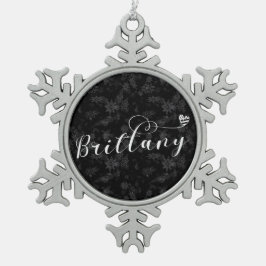 Adorno De Peltre Tipo Copo De Nieve Bandera de Bretaña en el corazón, bretón