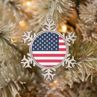 Adorno De Peltre Tipo Copo De Nieve Bandera estadounidense de 50 estrellas: Old Glory