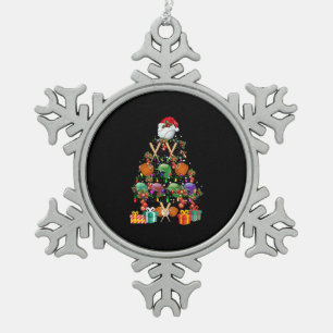 Adorno De Peltre Tipo Copo De Nieve Béisbol de navidad Santa Hat Sport Lover Regalo