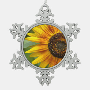 Adorno De Peltre Tipo Copo De Nieve Belleza del girasol