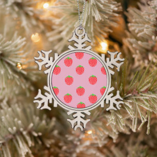 Adorno De Peltre Tipo Copo De Nieve Berry Beautiful Summer