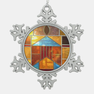 Adorno De Peltre Tipo Copo De Nieve Bonita luz