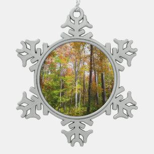 Adorno De Peltre Tipo Copo De Nieve Bosque de otoño I Fotografía de paisaje de otoño