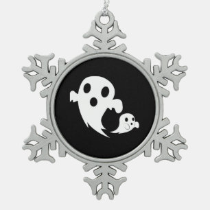 Adorno De Peltre Tipo Copo De Nieve Bote blanco