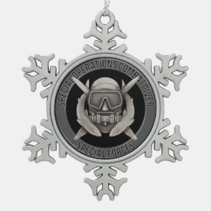 Adorno De Peltre Tipo Copo De Nieve Buceador de espec. Ops