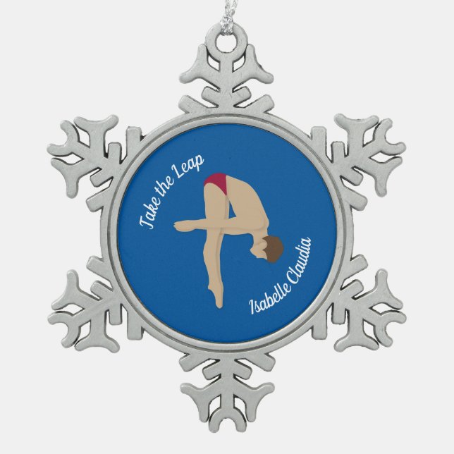 Adorno De Peltre Tipo Copo De Nieve Buceo (Anverso)