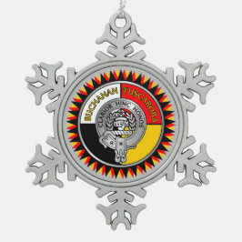 Adorno De Peltre Tipo Copo De Nieve Buchanan - Camiseta Escudo de Tuscarora