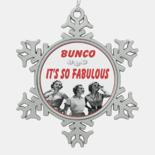 Adorno De Peltre Tipo Copo De Nieve Bunco es un adorno fabuloso