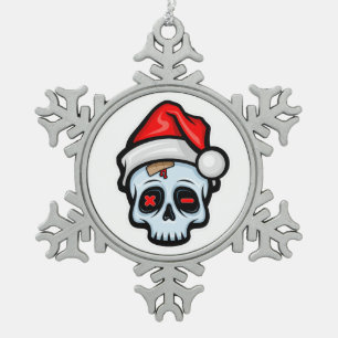 Adorno De Peltre Tipo Copo De Nieve Burla de Navidades divertidos, estilo Personalizad