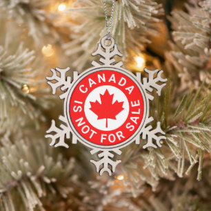 Adorno De Peltre Tipo Copo De Nieve Canadá no está a la venta tipografía hoja de arce