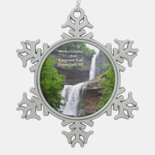 Adorno De Peltre Tipo Copo De Nieve Canción de Navidad de Kaaterskill Falls