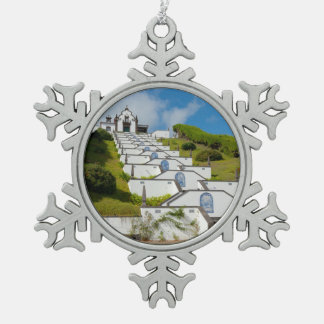 Adorno De Peltre Tipo Copo De Nieve Capilla en las islas de Azores