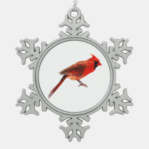 Adorno De Peltre Tipo Copo De Nieve Cardenales
