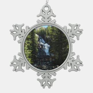 Adorno De Peltre Tipo Copo De Nieve Cascada Oculta en el Parque Nacional Grand Teton