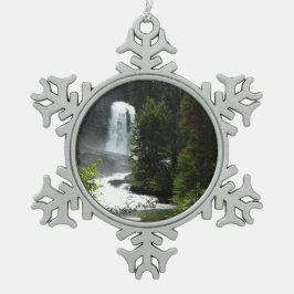 Adorno De Peltre Tipo Copo De Nieve Cascadas de Virginia en el Parque Nacional Glacier