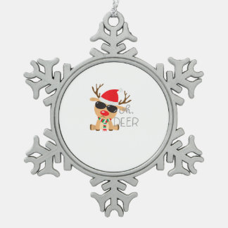 Adorno De Peltre Tipo Copo De Nieve Casj Boys Unisex Adults Reindeer Small Short Sleev