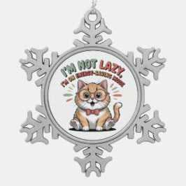 Adorno De Peltre Tipo Copo De Nieve Cat in Energy Saving Mode