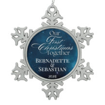 Celeste Deep Blue Our First Christmas Together