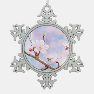 Adorno De Peltre Tipo Copo De Nieve Cerezo japonés - Sakura en flor
