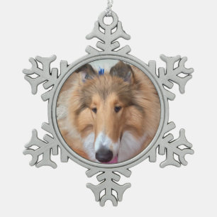Adorno De Peltre Tipo Copo De Nieve Charlie el perro