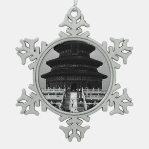 Adorno De Peltre Tipo Copo De Nieve China Antigua Pekín Templo del Cielo