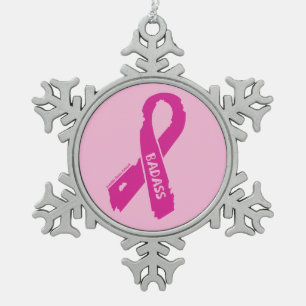 Adorno De Peltre Tipo Copo De Nieve Cinta torcida o torcida... Cáncer de mama