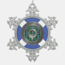Clan Forsyth Escudo y Tartan Knot