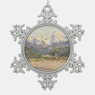 Adorno De Peltre Tipo Copo De Nieve Claude Monet  El Valle de Nervia