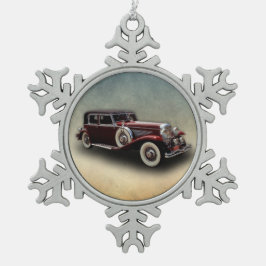 Adorno De Peltre Tipo Copo De Nieve Coche modelo de la obra clásica de Duesenberg