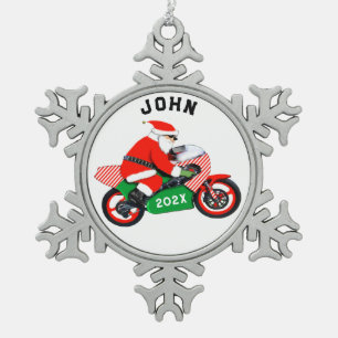 Adorno De Peltre Tipo Copo De Nieve Colectivo de Navidades de motocicletas personaliza