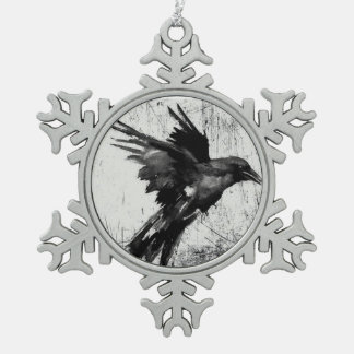 Adorno De Peltre Tipo Copo De Nieve Colgante del copo de nieve del cuervo