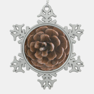 Adorno De Peltre Tipo Copo De Nieve Cono de pino