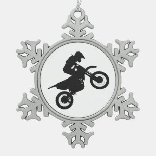 Adorno De Peltre Tipo Copo De Nieve Controlador Motocross - Elegir color de fondo