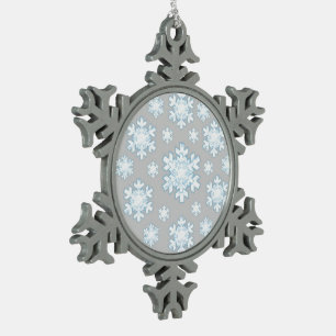 Adorno De Peltre Tipo Copo De Nieve Copo de nieve (gris)