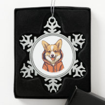 Corgi Divertido con Sudadera