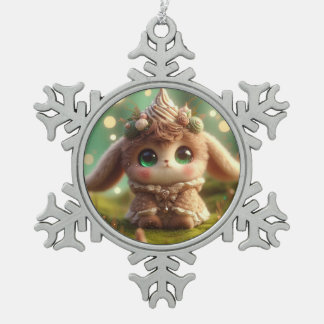 Adorno De Peltre Tipo Copo De Nieve Cosa de azúcar marrón