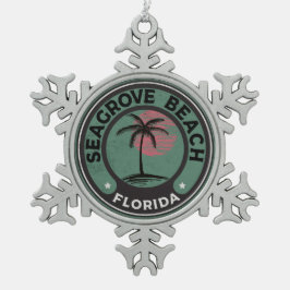 Adorno De Peltre Tipo Copo De Nieve Costa esmeralda 30 A de la Florida 30A de la playa