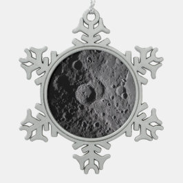 Adorno De Peltre Tipo Copo De Nieve Cráteres lunares Artemis II