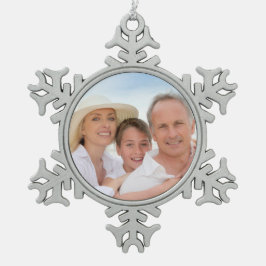 Adorno De Peltre Tipo Copo De Nieve Crear tu ornamento - SRF
