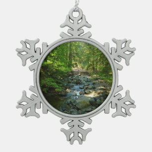 Adorno De Peltre Tipo Copo De Nieve Creek de agua risible en el Parque Nacional Mount 