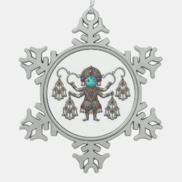 Adorno De Peltre Tipo Copo De Nieve Cute Berber Amazigh Fíbula Khalla Kawaii Pegatina