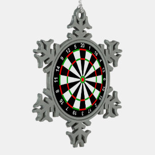 Adorno De Peltre Tipo Copo De Nieve Dartboard