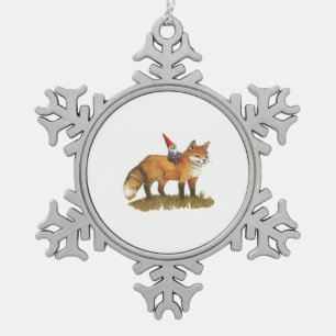 Adorno De Peltre Tipo Copo De Nieve David The Gnome Woodland Forest Friends