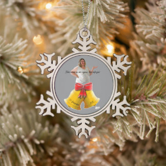 Adorno De Peltre Tipo Copo De Nieve DE/GB Baumschmuck /Christmas tree ornament
