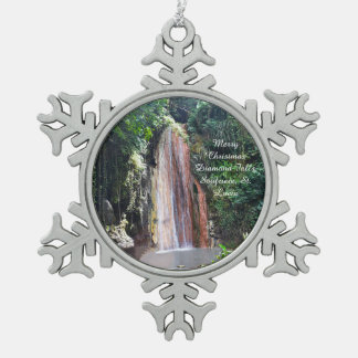 Adorno De Peltre Tipo Copo De Nieve Diamante cae Ornamento de Navidad de Santa Lucía