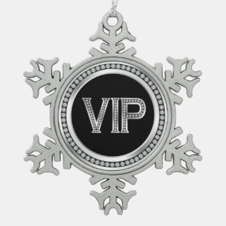 Adorno De Peltre Tipo Copo De Nieve Diamante de plata Navidad VIP