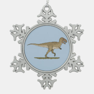 Adorno De Peltre Tipo Copo De Nieve Dinosaurio cretáceo Tyrannosaurus rex