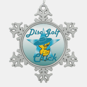 Adorno De Peltre Tipo Copo De Nieve Disco Golf #7
